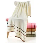 Towel Factory Custom Logo Plain Dyed 100% Cotton Soft Super Absorbent Towel