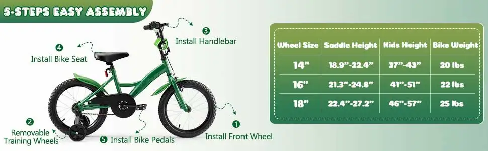 product free shipping in stock in the us 2025 new design single speed rear pedal brake 14 inch kids bicycle ride for boys-4