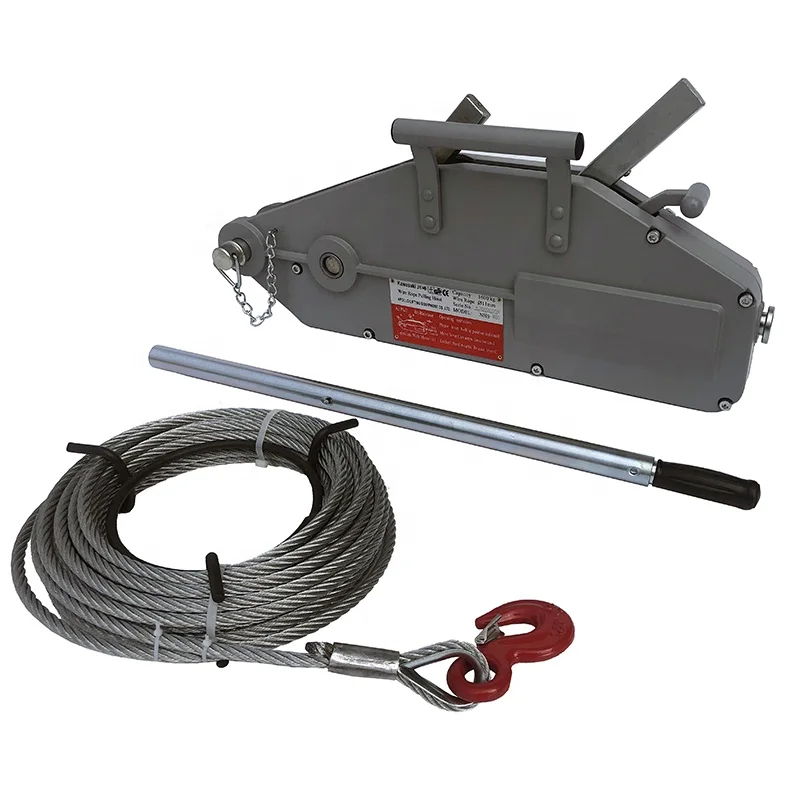 Tirfor 3 Ton Winch C/W 20m Cable and Handle 