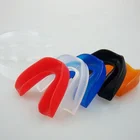 Sports Mouth Guard Plastic Protection Double Tooth Guard Sports Mouth Guard With Plastic Box