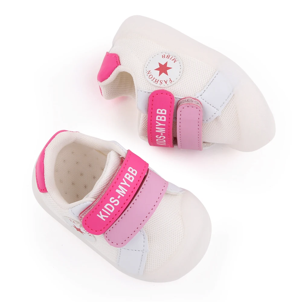Spring Autumn Toddler Infant Baby Girl Boy Soft Sole Breathable Sneakers Crib Shoes Sneaker Prewalker Learning Walking Shoes factory