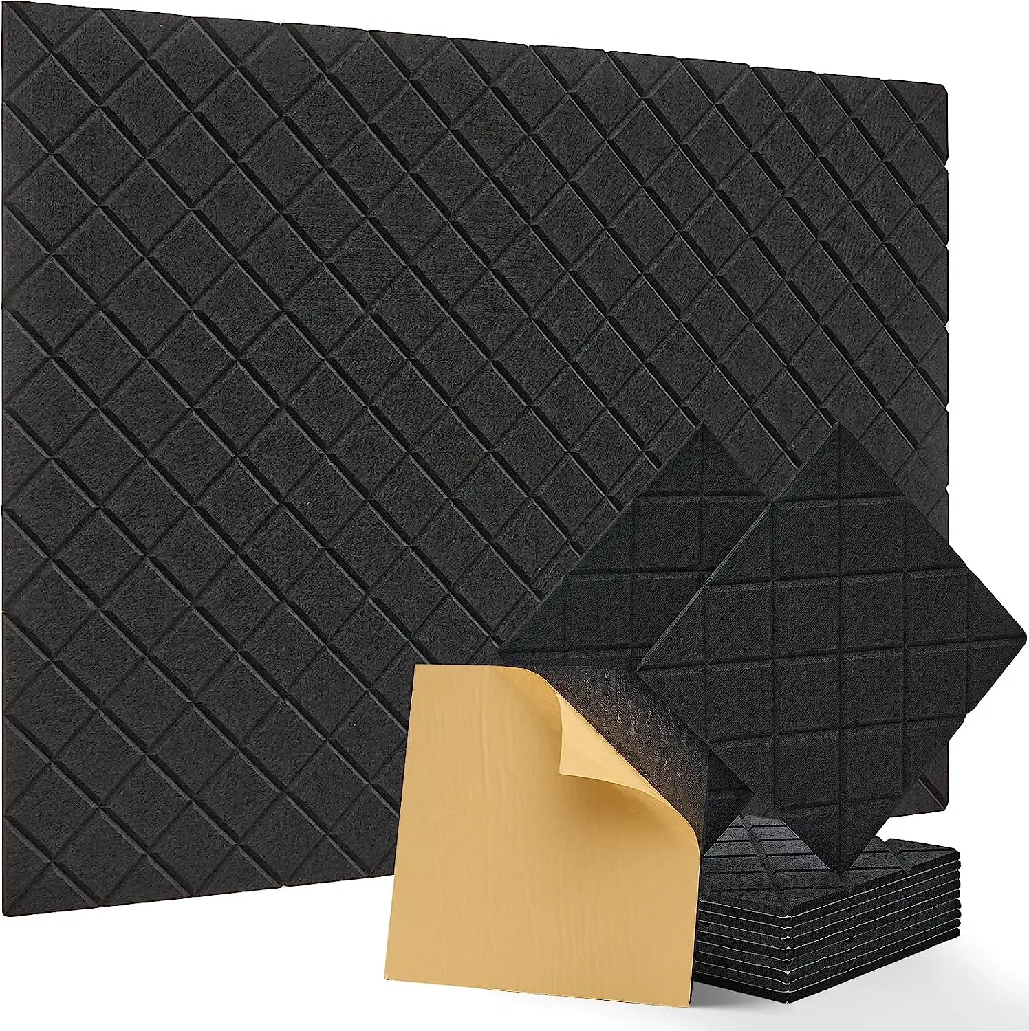 Soundproof Wall Panels,Noise Cancelling Wall Panels,Self Adhesive Sound ...