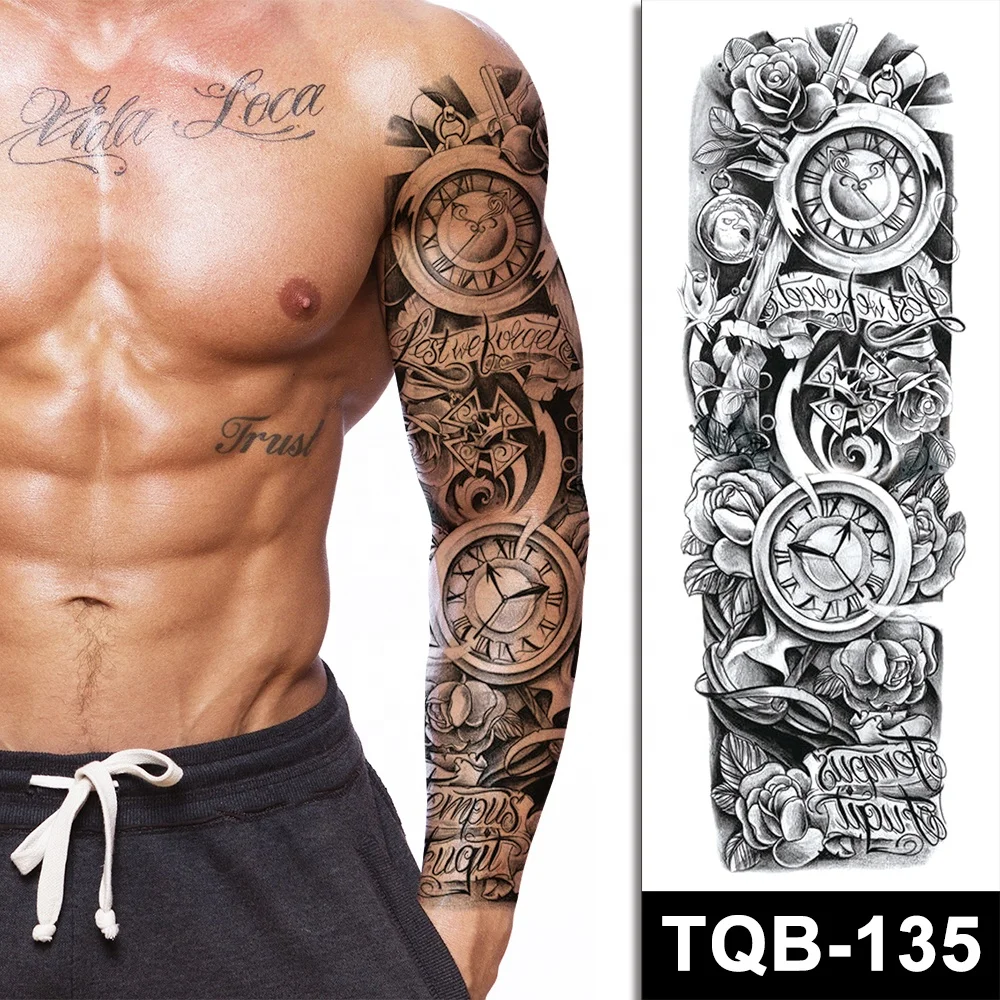 Wholesale Custom Top Fashion High Quality Large Arm Sleeve Temporary Full Arm  Tattoo Sticker - Buy Full Arm Tattoo,Full Arm Tattoo Sticker,Temporary Full Arm  Tattoo Sticker Product on 