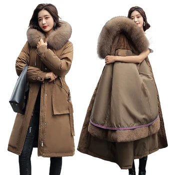 2022 New Arrival Fashion Women Parka Wholesale Long Warm Plus Size Women Winter Coats