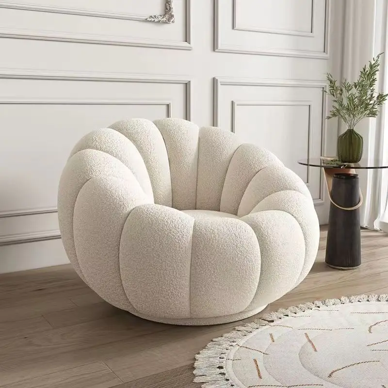 Custom Nordic Living room Lazy Sofa Bed Sofa Chairs Bean Bag Chair Soft Cute Lazy Bag Bean Sofa Fillers Bed Single sq