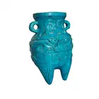 Ring Stone Oldest Cultural Censer With Ring Ears Full-body Sculpted Custom Gift Synthetic Pine Stone Incense Burner