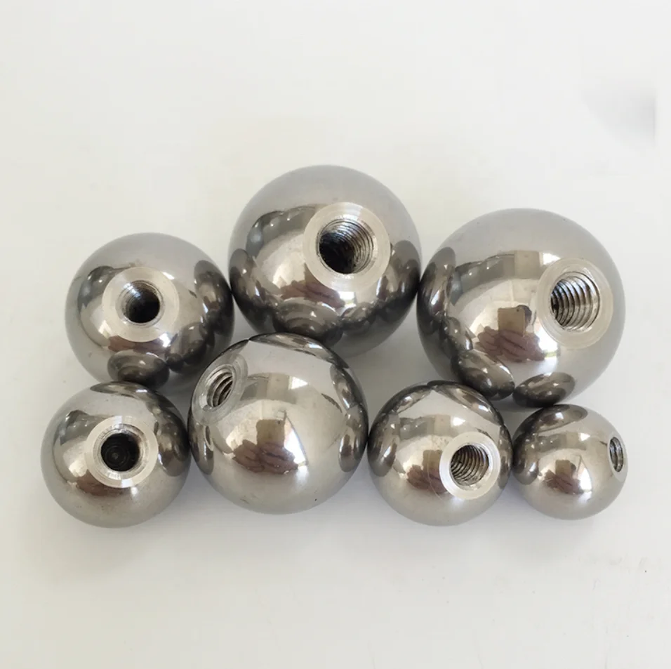 5mm-50mm Solid Stainless Steel Metric Thread Steel Ball M3 Drilling 