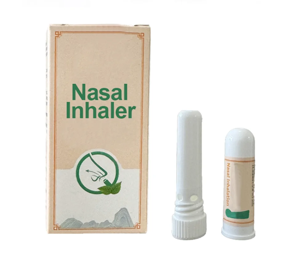 Medical Grade Nasal Inhaler Stick for Nasal Congestion Good Quality Cooling Refreshing Stick Convenient Carry-on Inhaler Tube supplier
