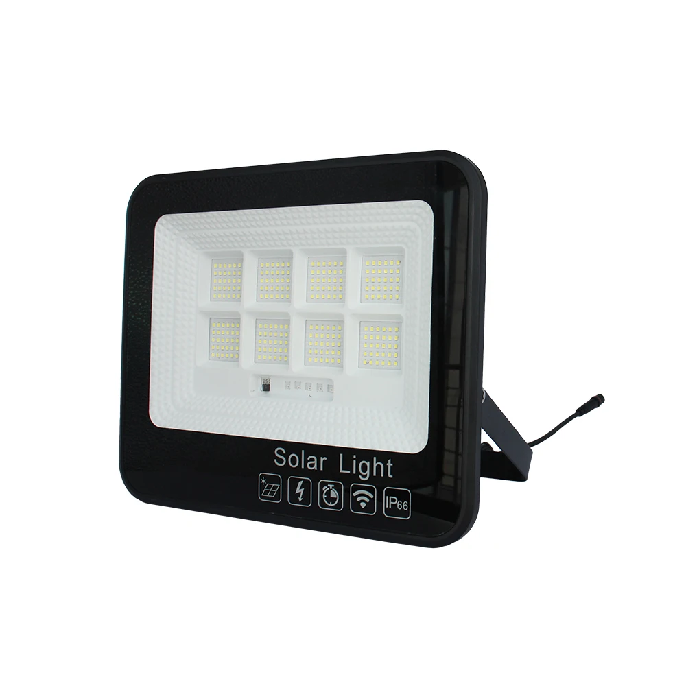 Hot selling solar floodlight one tow two super bright solar floodlight 100 200 300 watt Led solar street outdoor light