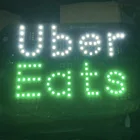Car Usb 2 In 1 LED Taxi Sign Light Car Windscreen Cab Indicator USB Plug With Switch For Uubereats Led Sign