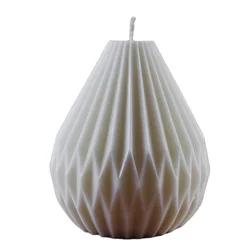 New Geometric Lines Pear Design Soy Wax Candles Home Indoor Scented Candle