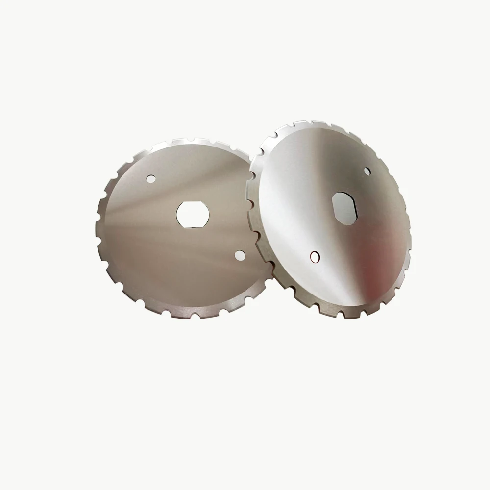 Auman Machinery Specular Surface Salmon Fish Cutting 105mm Round Blade for Report & Video Inspection supplier