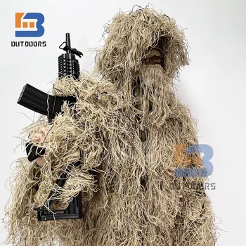 Hunting Clothes For Men Desert Camouflage Ghillie Suit