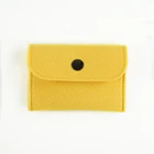 Polyester Purse Upin 4 Short Color Thickness Polyester Hard Felt Material Cards Mini Coin Purse Bag