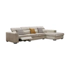 Living Room Sofa Set Modern Streachable L Shaped Living Room Sectional Sofa Set With High-density Rebound Foam