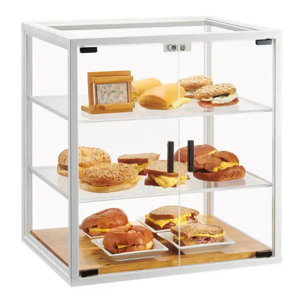 Acrylic Bakery Pastry Display Case Retail Display Counter Cases Shelf