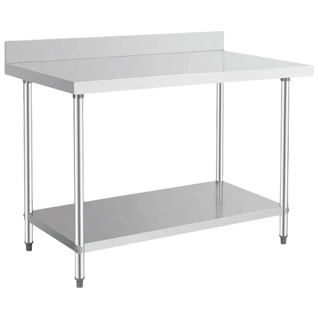 High Quality Factory Sale Bench Work Table With Under Shelf Stainless Steel Work Table With Under Shelf Work Bench