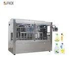 Npack Servo Motor Piston High Precision Automatic Liquid Filling Machine For Shampoo Detergent Liquid Soap