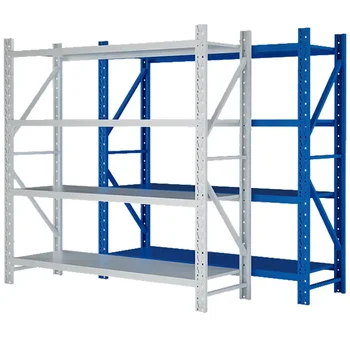 4 Tier Steel Shelving Unit Storage Rack Heavy Duty Adjustable Garage Shelves