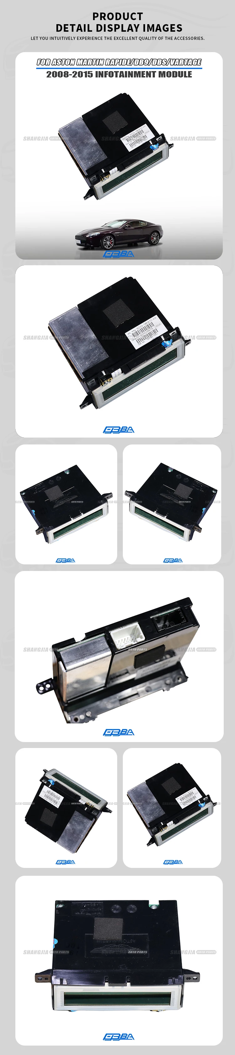 Hot Selling Infotainment Module For Aston Martin Rapide DB9 DBS Vantage 2008 2015 OEM 8G4318K8010AA Original Used Part supplier