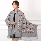 Scarf Brand Fashion Wool Winter Scarf Women Spain Scarf Plaid Thick Brand Shawls And Scarves For Women
