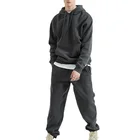 Heavy Hoodies Promotional Custom Heavy Weight 400gsm Oversized Drop Shoulder Mens Sweatsuits Sets With Hoodies