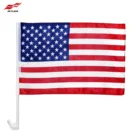 Nfl Wholesale American Car Flags High Strength 100% Polyester Custom NFL Sports Decoration USA Car Flags