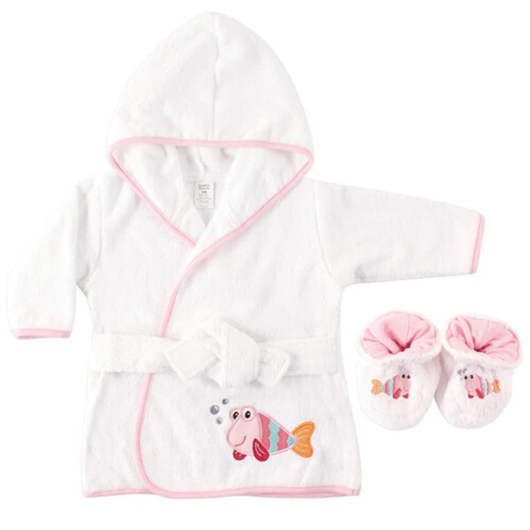 kids bath robes ,custom hooded bathrobe cotton terry bath robe set for girls