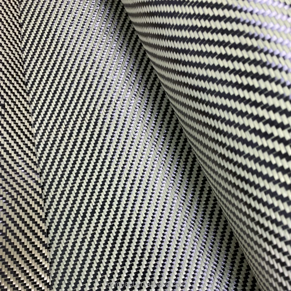 200GSM Yellow for Kevlar Fabric Flame Retardant Carbon Fiber Mixed Plain/Twill Weave 200GSM Yellow for Kevlar Fabric Flame Retardant Carbon Fiber Mixed Plain/Twill Weave