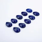 Pear Shape Gemstone High Quality Natural Blue Convex Pear Shape Lapis Lazuli Cabochon Gemstone For Inlay Ring Earring