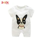 Baby Clothes Smile Bear Factory Wholesale New Summer Short-sleeved Baby Clothes Baby Clothes Rompers Baby Clothes