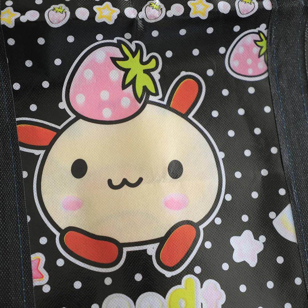 product wholesale laminated non woven fabric storage bag customized logo full color printing foldable waterproof storage bag-16