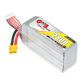 GNB XT60 LiPo Battery 6S 22.2V 2800mAh 100C Digital High Performance for Power-Hungry Devices
