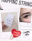 String Face Deep 10M Pre-inked Brow Mapping String Microblading Eyebrow Ruler String With Ink Thread
