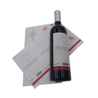 Custom Printed Wine Custom Printed Adhesive Red Wine Bottle Label