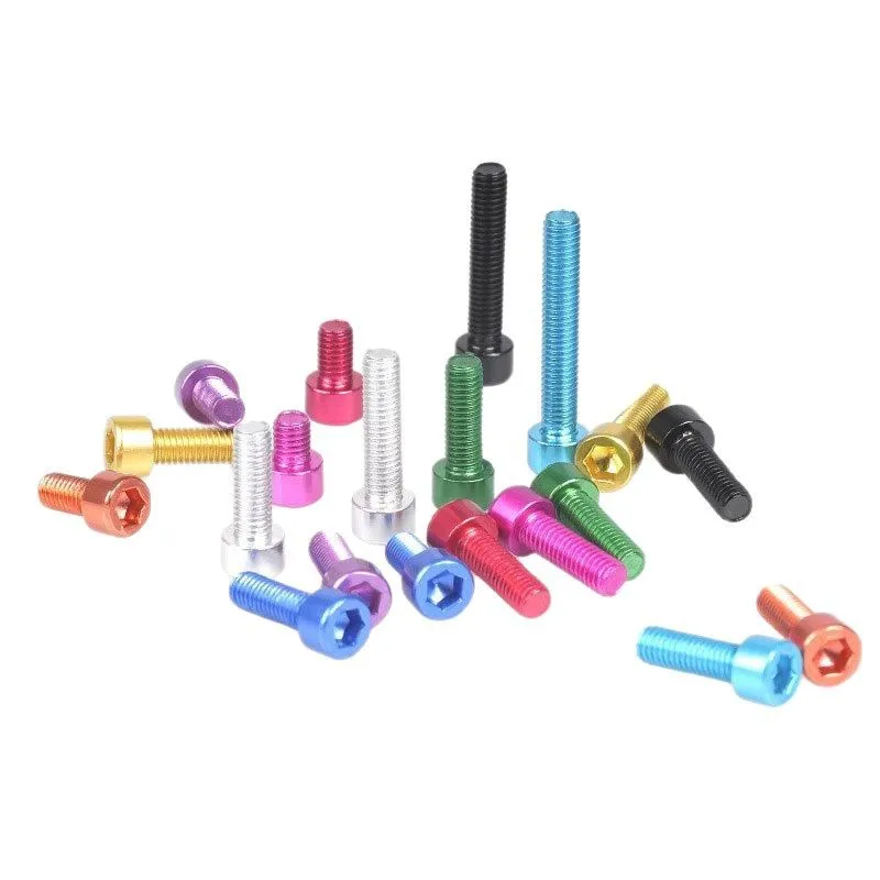 Aluminum Anodizing M2 M3 M4 M5 M6 M8 Cup Head Hexagon Socket Bolt manufacture