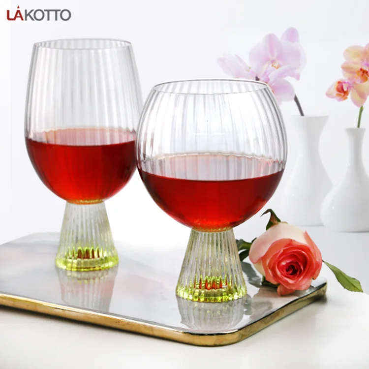 High Quality Fine Wine  Glass Stemless Modern Wine Glasses China Big Glass Wine
