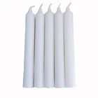 Wax White Candles Light Candles Use No Handmade And Paraffin Wax Material Cheap White Plain Candles For Home Light