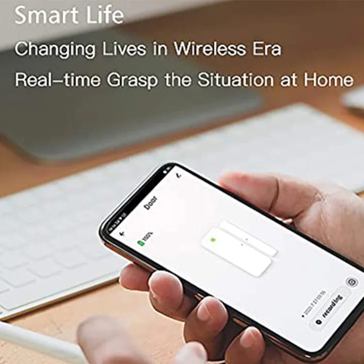 wifi home door window magnetic sensor alarm Tuya wifi smart door sensor