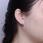 Star Earrings Fashionable Trendy Women 925 Sterling Silver Sets Star Jewelry Pendant Earrings