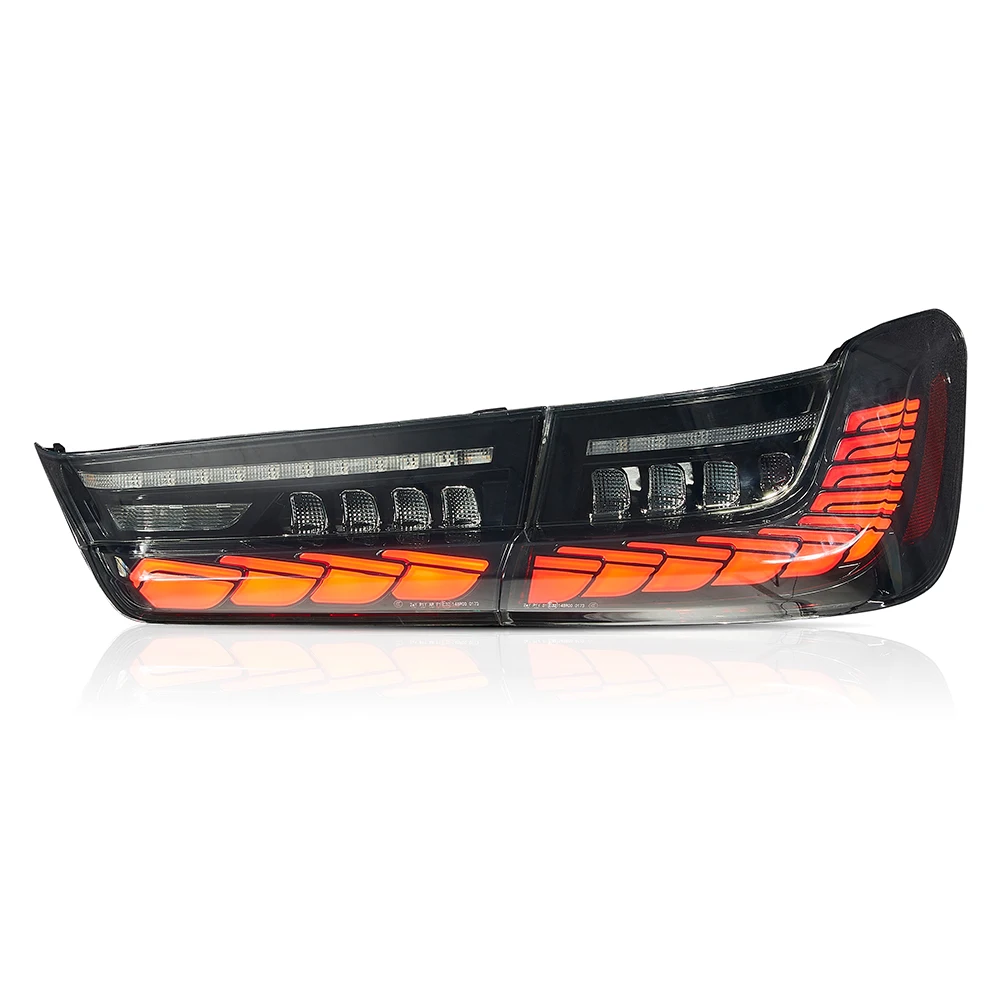 product modified dragon scale style led taillight tail light for bmw 3 series g20 320i 2019 taillight assembly g80 lci rear lights-10