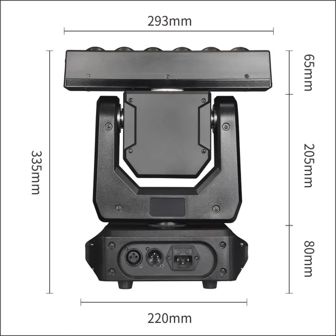 LED Disco Ligjhts High Brightness 6*20W LED RGBW Moving Head Lights Rotation Bar DJ Disco Party Dance Club Stage Light