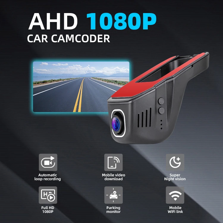 Southeast Asian Agency 110° Wide Angle Dash Cam Car Camera Reverse 1080P Night Vision Front Inside Dash Cam for Up-market manufacture