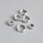 Hoop Earrings European Best Seller Minimalism 925 Sterling Silver Jewelry Hoop Earrings