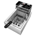Fryer Chicken Commercial Single Tank Electric Deep Fryer Machines Stainless Electric Fryer For Chip Fish Chicken