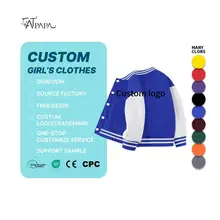 ODM/OEM Customizable Boy Girls Uniform for Children Winter Fleece-Lined Jacket Sports Coat Casual Top With Printed Logo