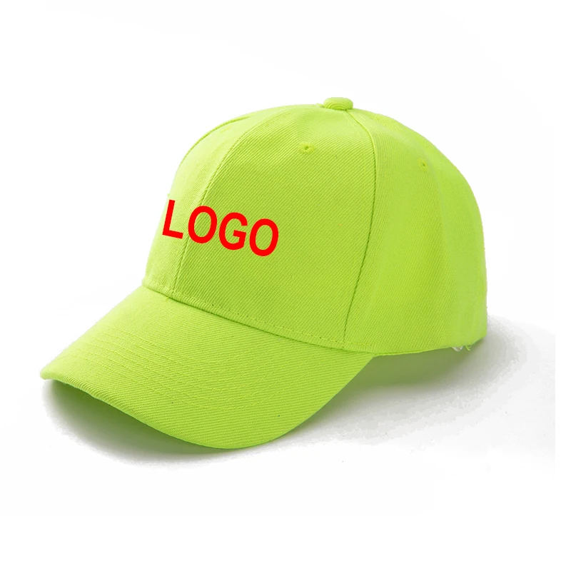 100% cotton baseball cap hats custom embroidered logo hats baseball cap