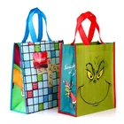 Bags Eco Friendly Custom Design Grocery Reusable Pp Non Woven Recycled Shopping Bags With Logo