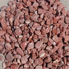 Red Stone Red Pebbles Stone Manufacturers GS-015 Red Color Ball Stone Rock Natural Stone River Pebble Stone