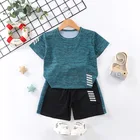 New Boys Shirts 2021 New 100% Polyester Boys Kids Summer Fashion Sports Quick Dry T Shirts Clothing Sets